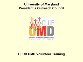 University of Maryland President’s Outreach Council