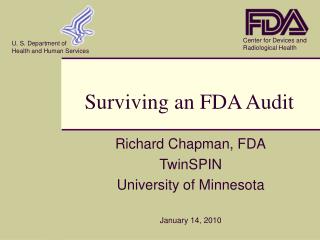 Surviving an FDA Audit