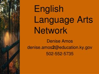 English Language Arts Network