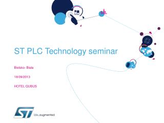 ST PLC Technology seminar