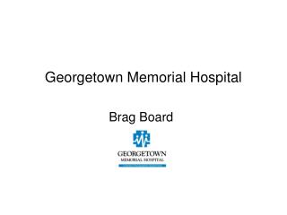 Georgetown Memorial Hospital