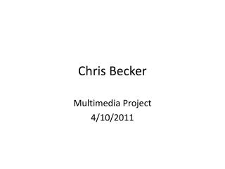 Chris Becker