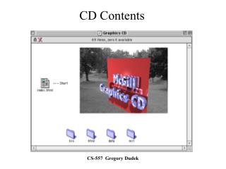 CD Contents
