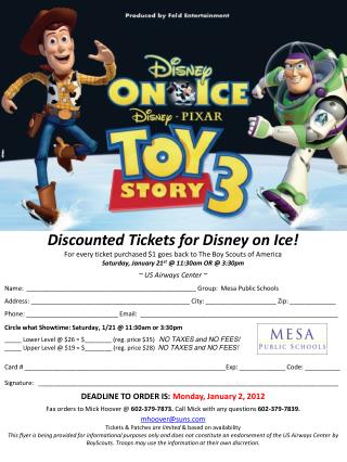 Discounted Tickets for Disney on Ice!