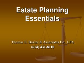 Estate Planning Essentials