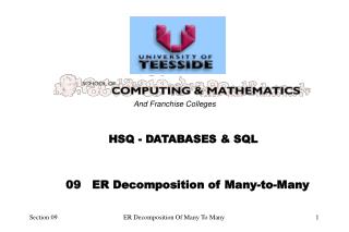 HSQ - DATABASES &amp; SQL