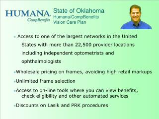 State of Oklahoma Humana/CompBenefits Vision Care Plan