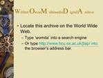 Wilfred Owen Multimedia Digital Archive