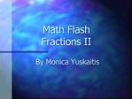 Math Flash Fractions II