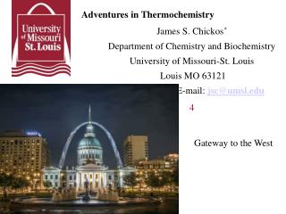 Adventures in Thermochemistry
