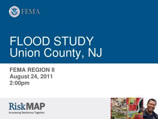 FLOOD STUDY Union County, NJ