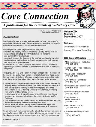 Cove Connection
