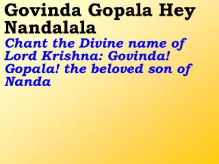 Old 567_New 669 Govinda Gopala Hey Nandalala