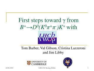 First steps toward γ from B + →D 0 (K 0 π + π - )K + with