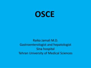 OSCE