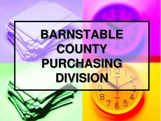 BARNSTABLE COUNTY PURCHASING DIVISION