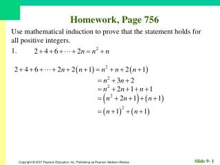 Homework, Page 756
