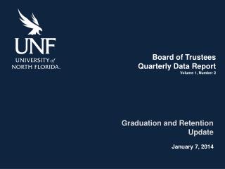 Board of Trustees Quarterly Data Report Volume 1, Number 2