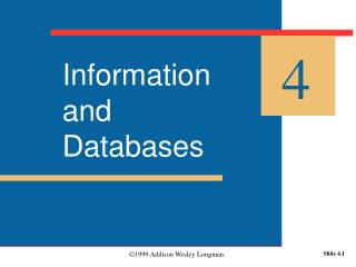 Information and Databases
