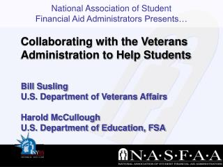 Collaborating with the Veterans Administration to Help Students