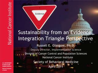 Sustainability from an Evidence Integration Triangle Perspective