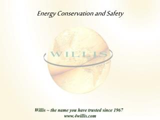 Energy Conservation and Safety