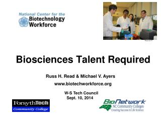 Biosciences Talent Required