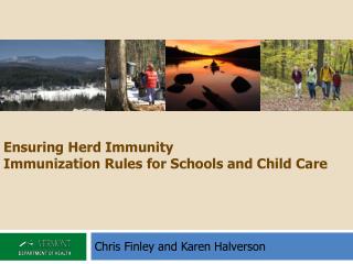 Ensuring Herd Immunity Immunization Rules for Schools and Child Care