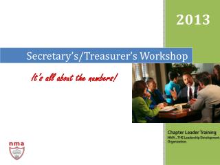 Secretary’s/Treasurer’s Workshop
