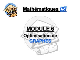 Mathématiques CST