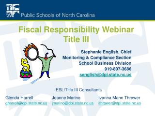Fiscal Responsibility Webinar Title III