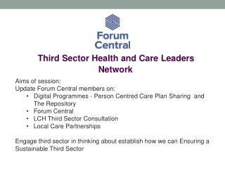Third Sector Health and Care Leaders Network