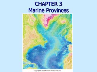 CHAPTER 3 Marine Provinces