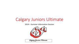 Calgary Juniors Ultimate