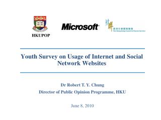 Youth Survey on Usage of Internet and Social Network Websites
