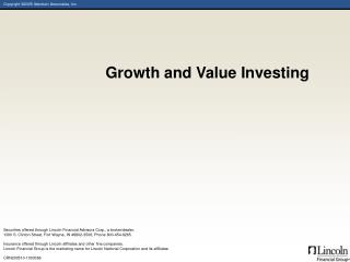 Growth and Value Investing