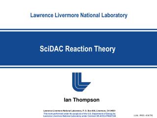SciDAC Reaction Theory