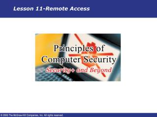 Lesson 11-Remote Access