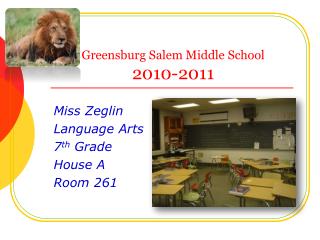 Greensburg Salem Middle School 2010-2011