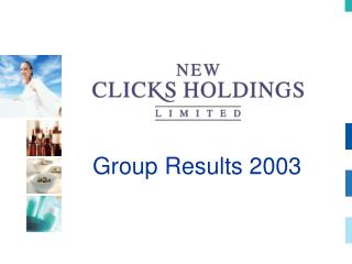 Group Results 2003