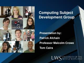 Computing Subject Development Group
