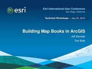 Building Map Books in ArcGIS