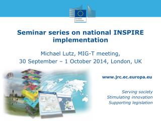 Seminar series on national INSPIRE implementation