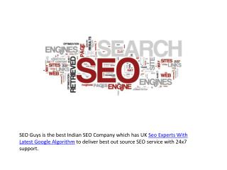 Uk Seo Experts With Latest Google Algorithm