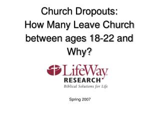 Church Dropouts: How Many Leave Church between ages 18-22 and Why?