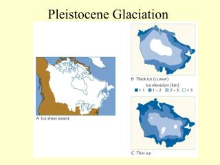 Pleistocene Glaciation