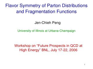 Flavor Symmetry of Parton Distributions and Fragmentation Functions
