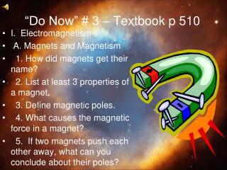 “Do Now” # 3 – Textbook p 510