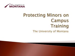 Protecting Minors on Campus Training