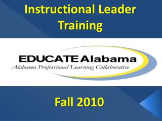 Instructional Leader Training
